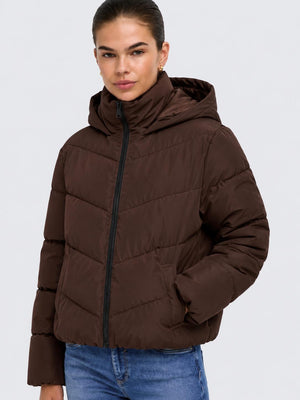 ONLY ONLCLAIR PUFFER HOOD JACKET CC OTW