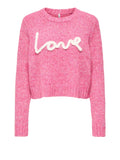 ONLY ONLSMILLA LS TEXT DETAIL O-NECK CC KNT
