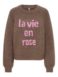 ONLY ONLTORONTO LS TEXT O-NECK KNT