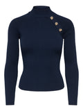 ONLY ONLMAISIE LS BUTTON HIGHNECK KNT