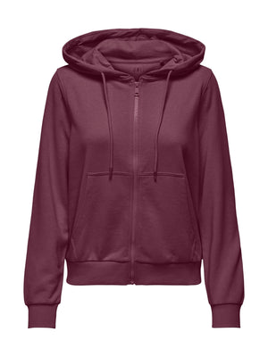 ONLY ONLBEST L/S REG ZIP HOOD CS IT SWT