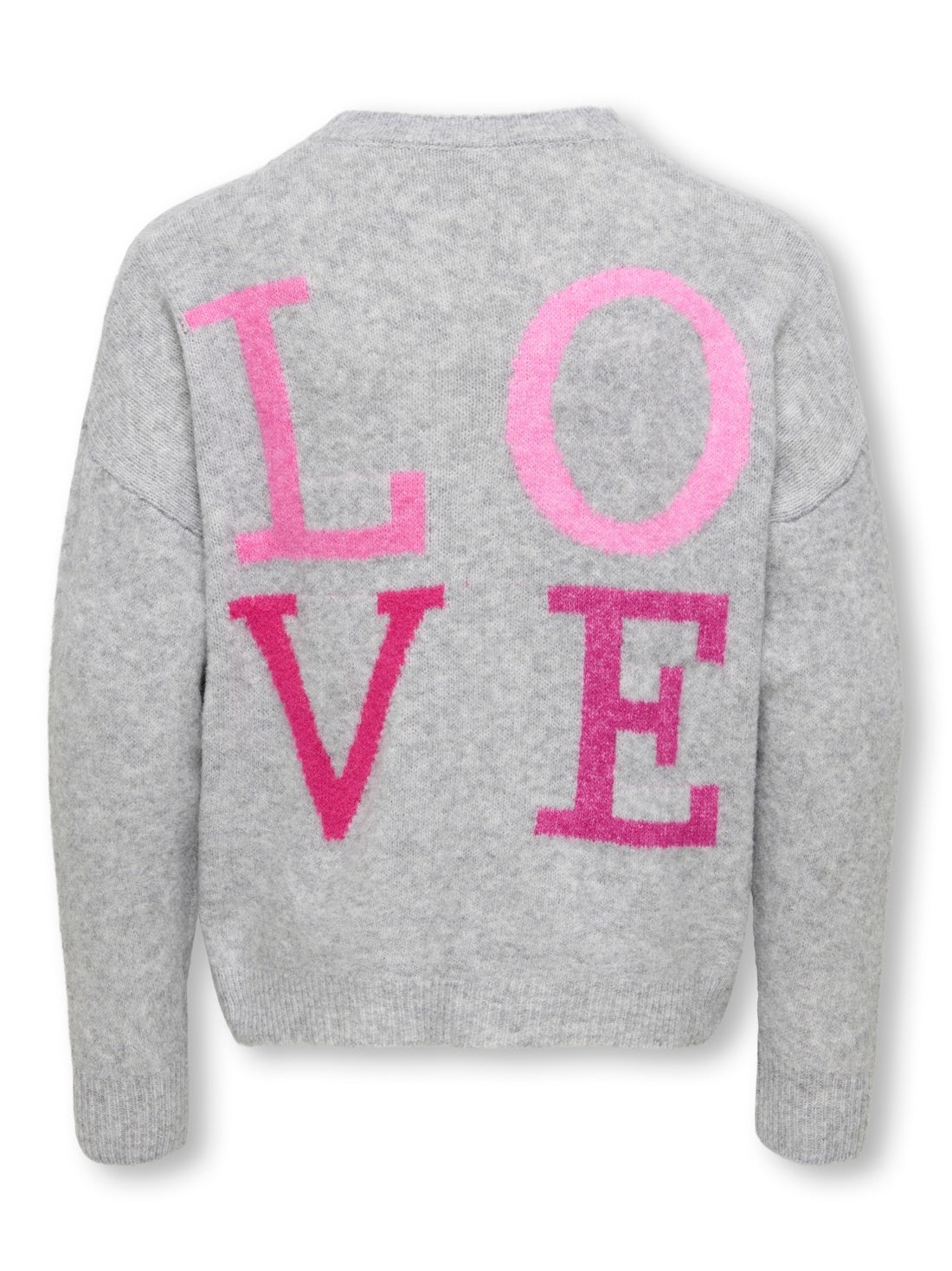 15377083/Light Grey Melange Love/Heart ONLY KIDS