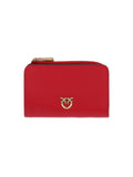 PINKO MINI WALLET VITELLO SETA