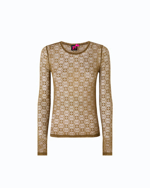 PINKO ROVER MAGLIA PIZZO STRETCH LOV