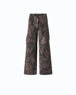 PINKO HAIKU PANTALONE COTONE STAMPAT