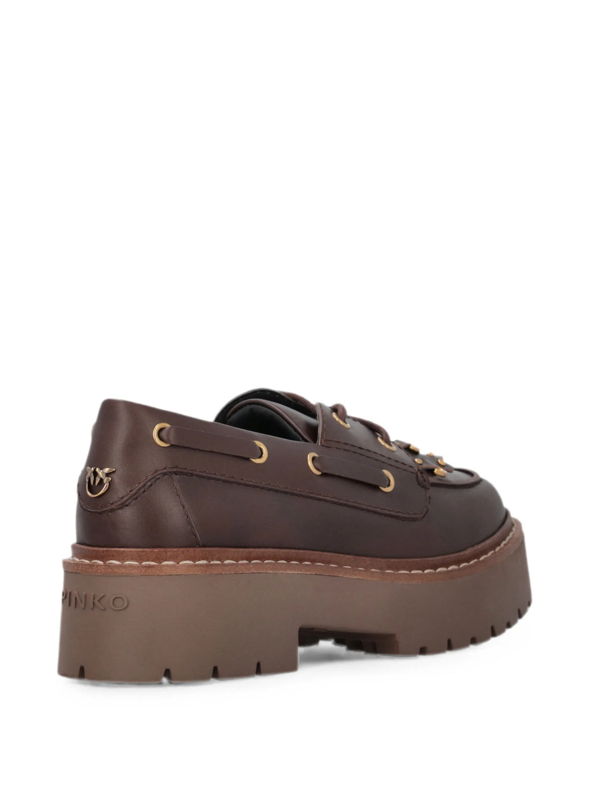MARGARET 01 - MOCASSINO BRUSHED CALF LEATHER 