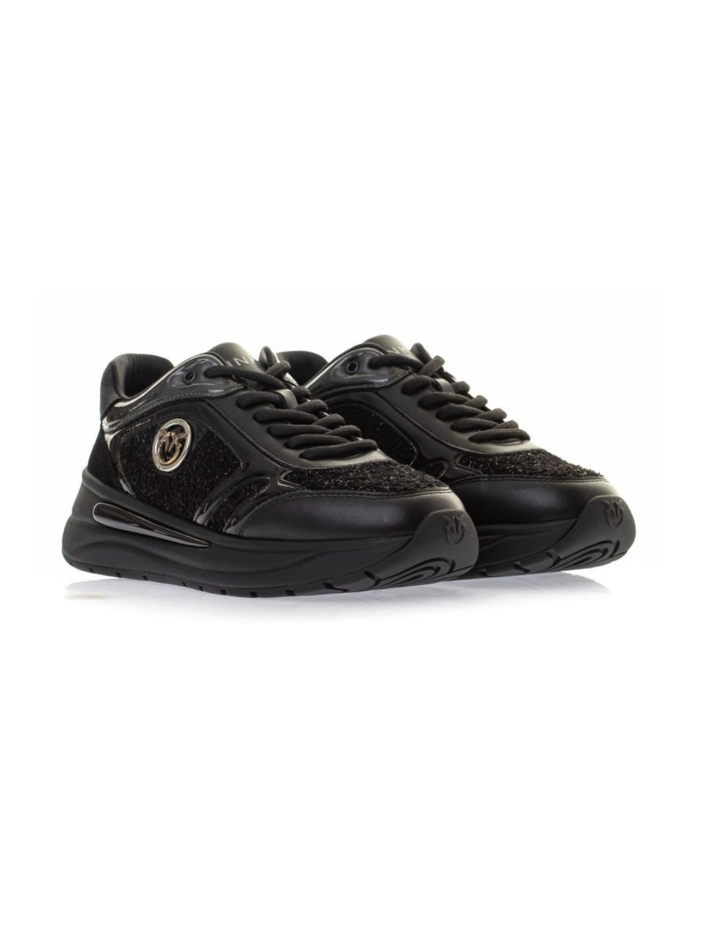 NATALY 02 - SNEAKER CALF LEATHER/BOUCLE 