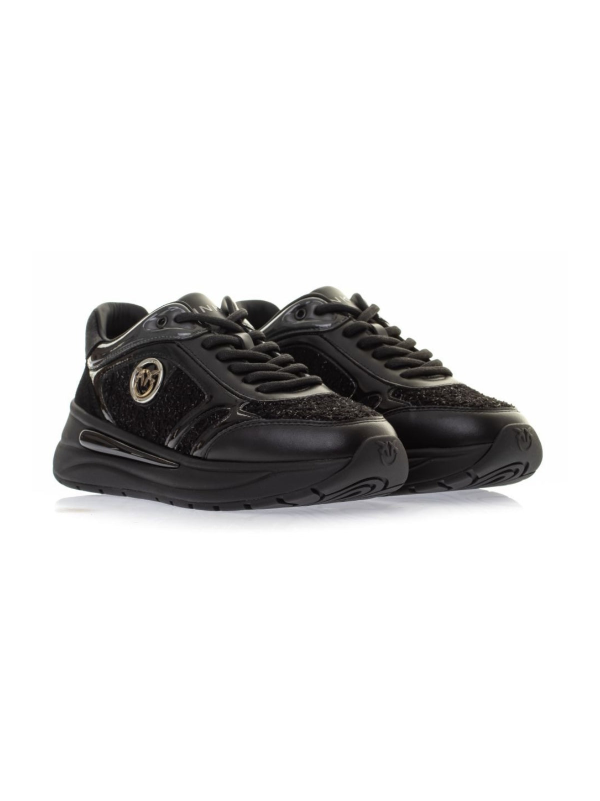 NATALY 02 - SNEAKER CALF LEATHER/BOUCLE 