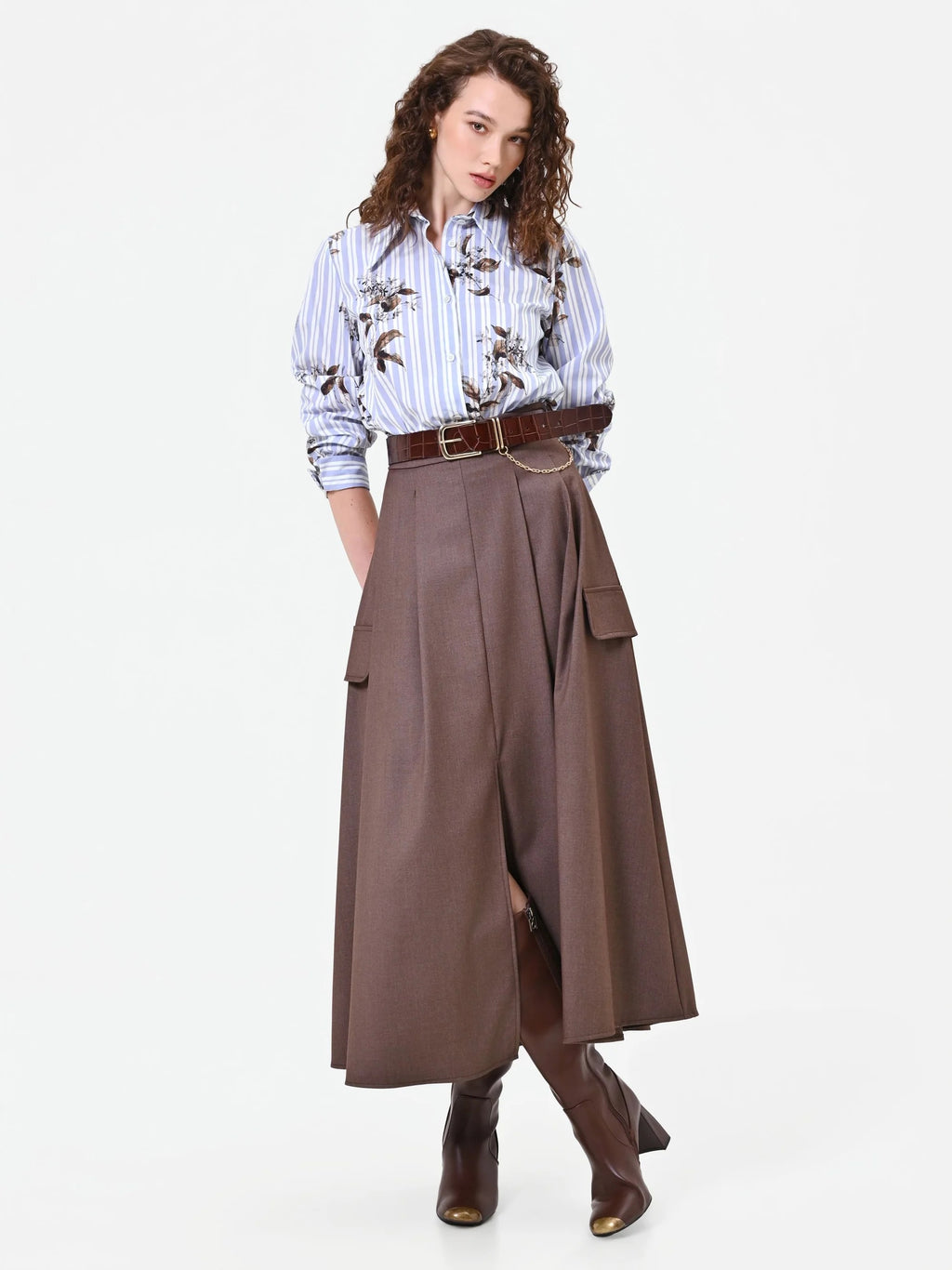CFC 20429 W-GONNA PIEGONI GABARDINA 