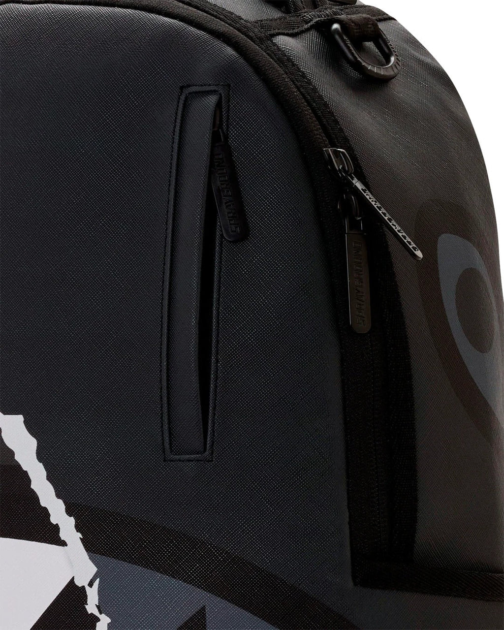 CENTER RIP REVEALING GRAY<BR/>CHECK BACKPACK 