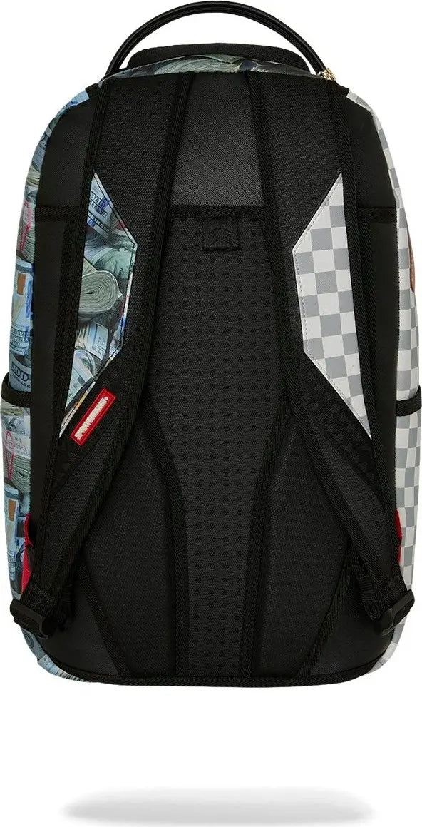 CREAM CHECK FULL OF CASH<BR/>BACKPACK 