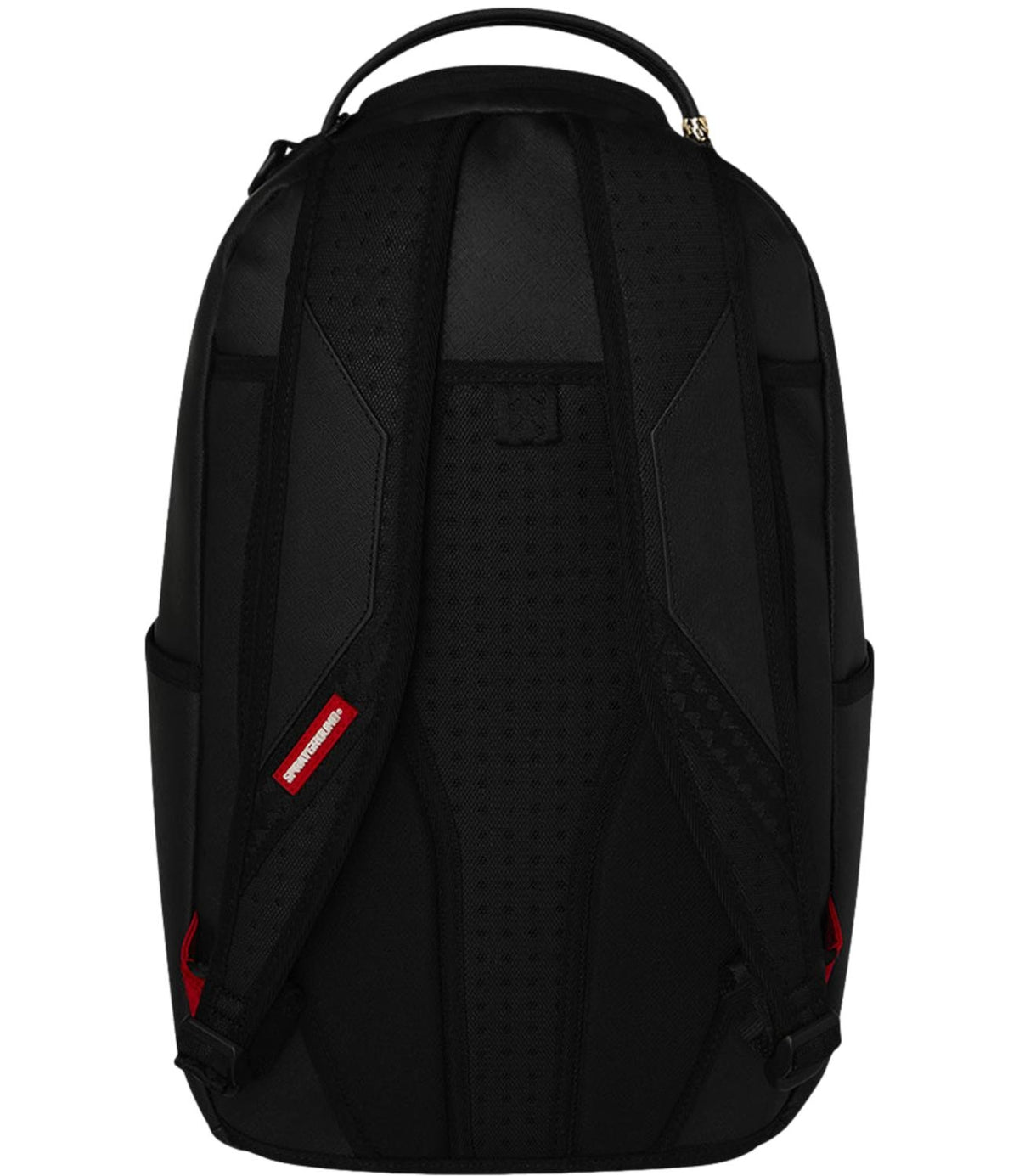 SHARK CENTRAL BLACK EMBROIDERED SHARK BACKPACK 