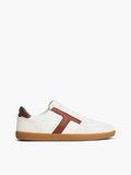 TOMMY HILFIGER LEATHER MIX T SNEAKE