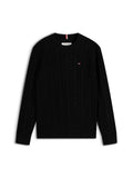 TOMMY HILFIGER COTTON CABLE SWEATER