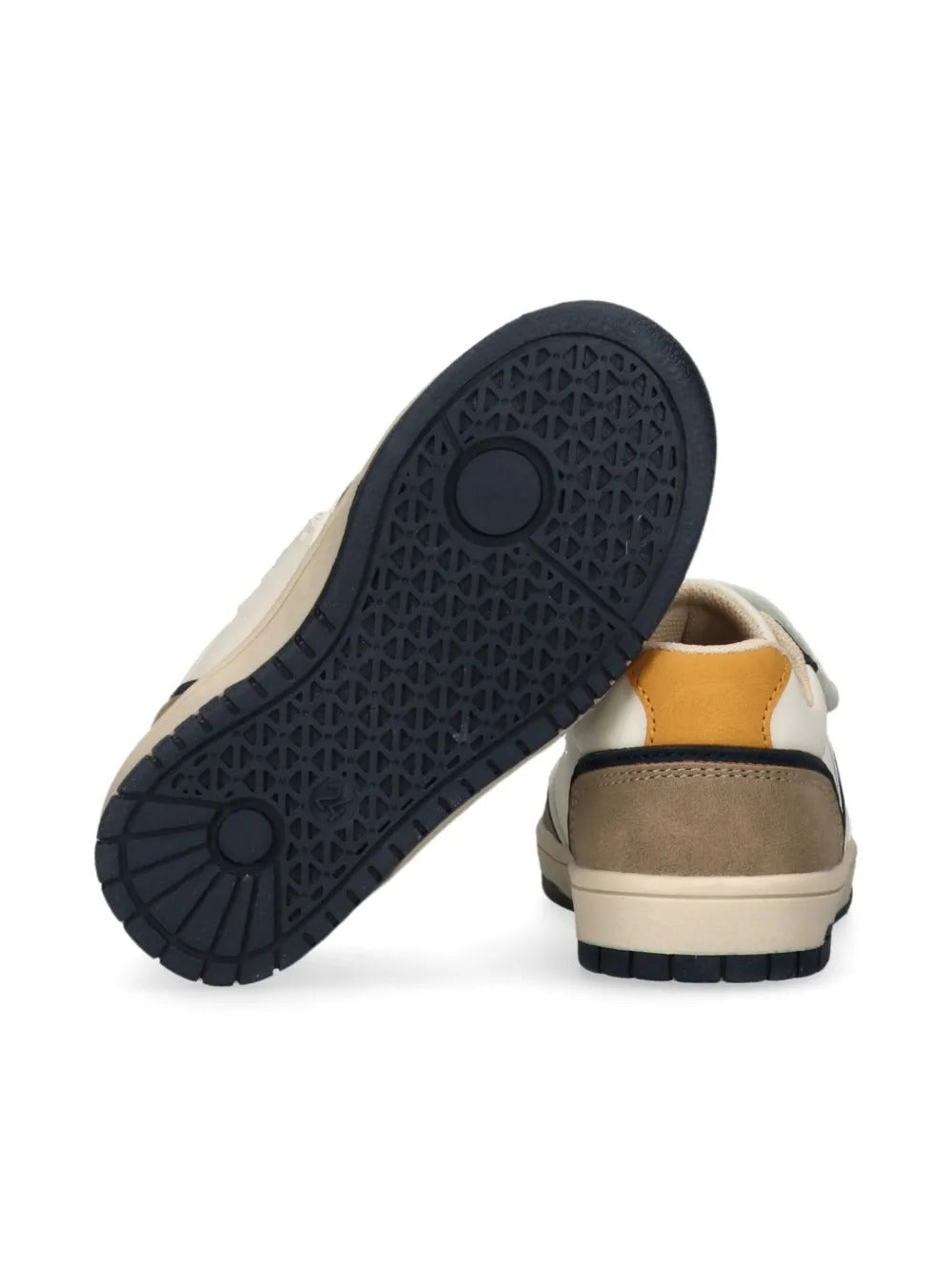 SNEAKER BASSA LACCI/VELCRO 