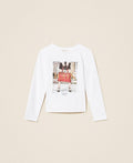 TWINSET T-SHIRT M/L CON STAMPA FOTOGRAFICA