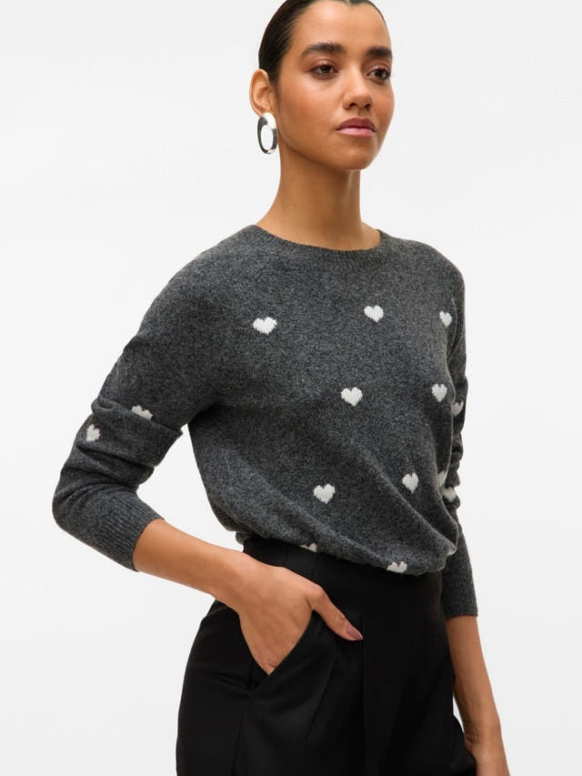 10330790/Dark Grey Melange VERO MODA