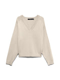 VERO MODA VMHOLLY KARIS LS V-NECK PULLOVER BOO