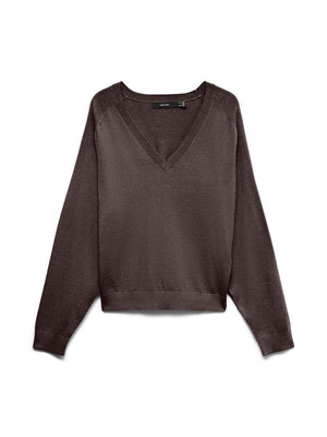 VERO MODA VMHOLLY KARIS LS V-NECK PULLOVER BOO