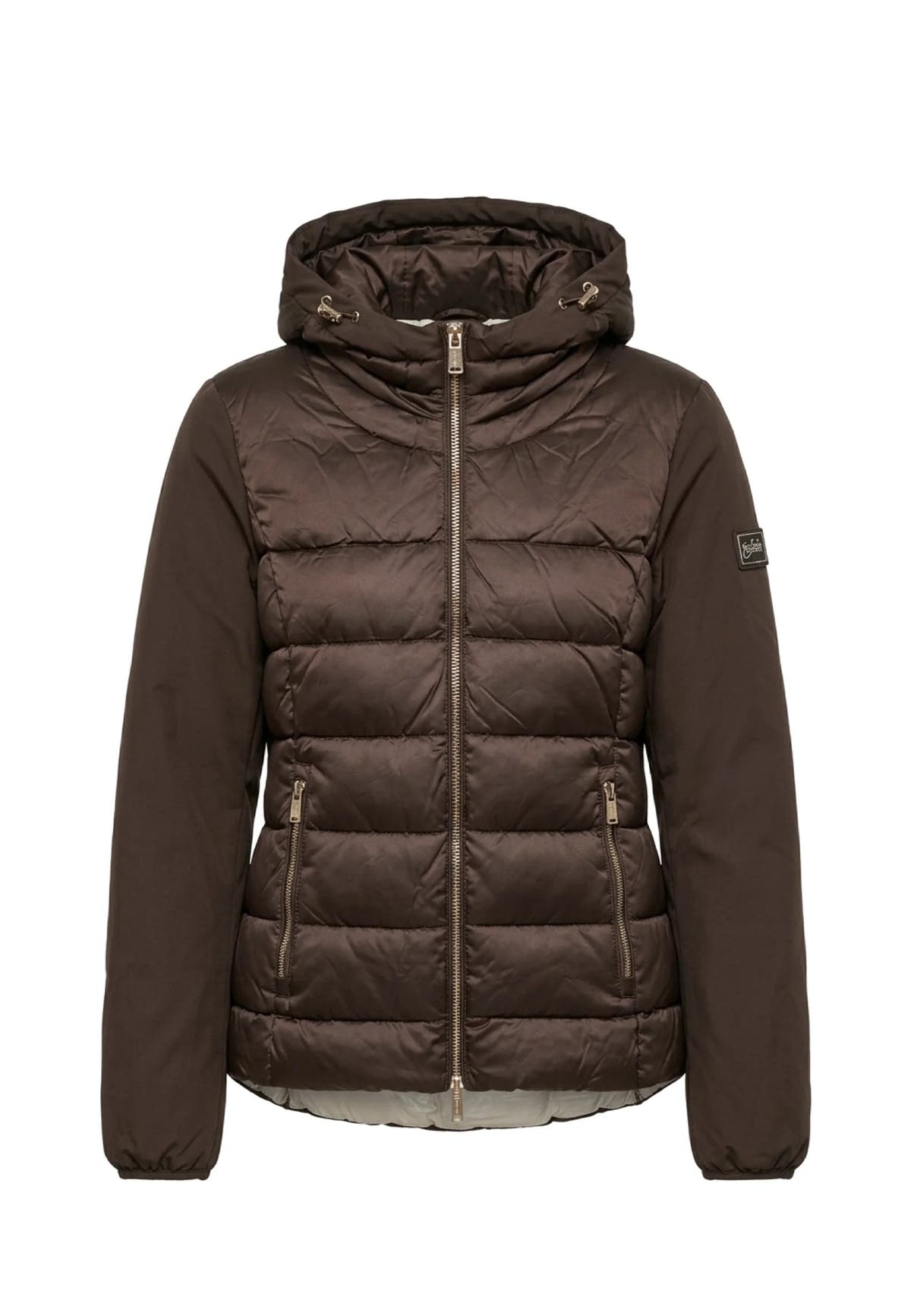 GIUBBINO DONNA TRAPUNTATO CON FINTO GILET STAC. 