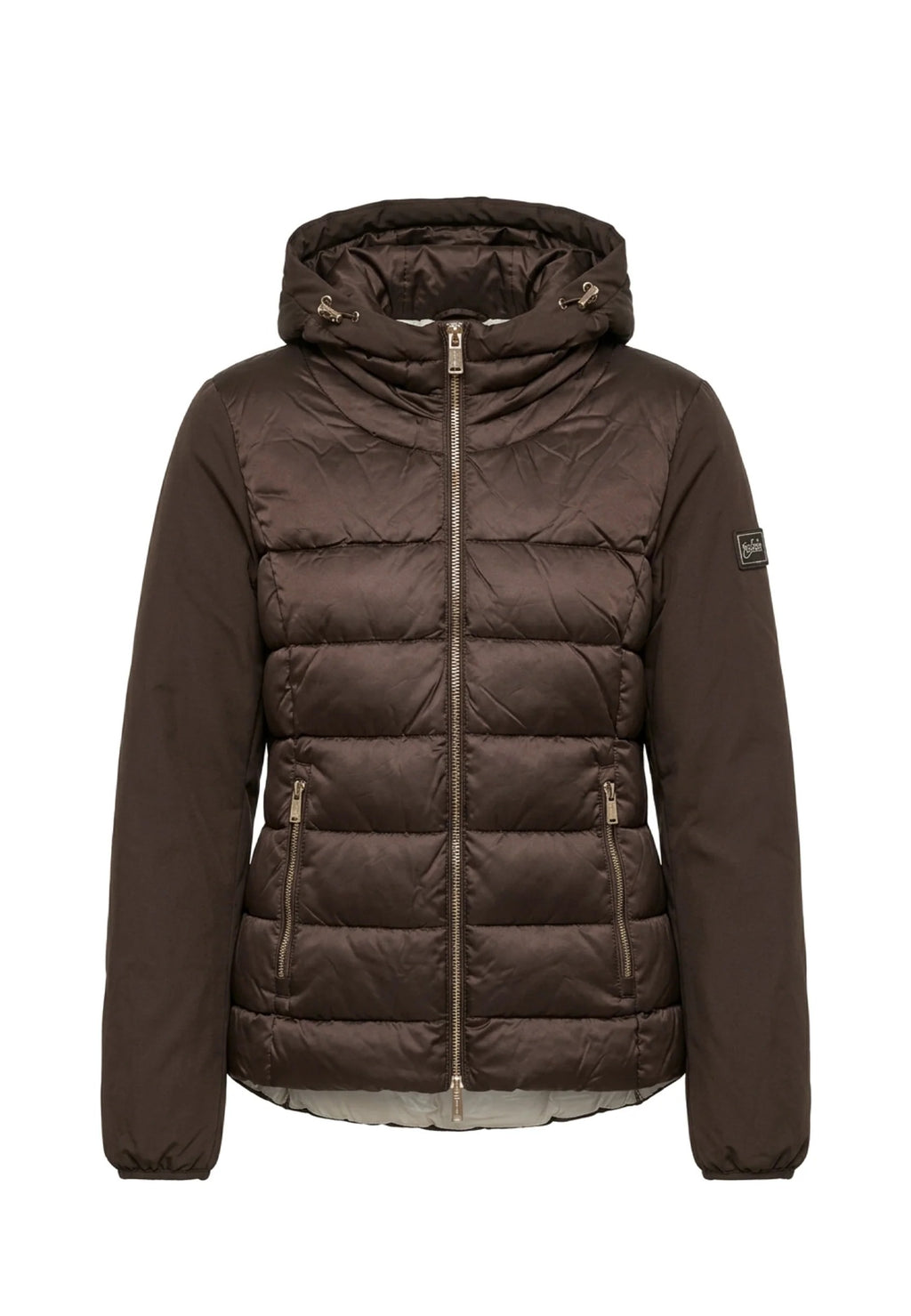 GIUBBINO DONNA TRAPUNTATO CON FINTO GILET STAC. 