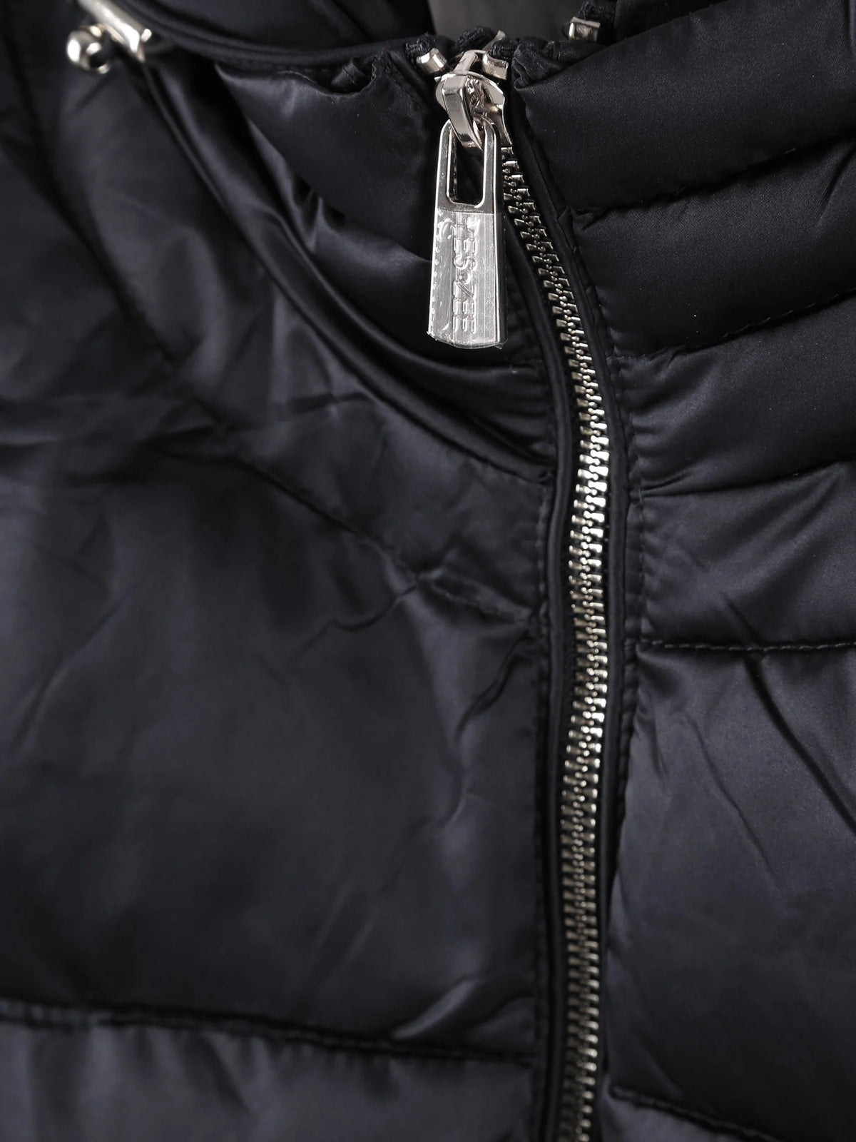 GIUBBINO DONNA TRAPUNTATO CON FINTO GILET STAC. 