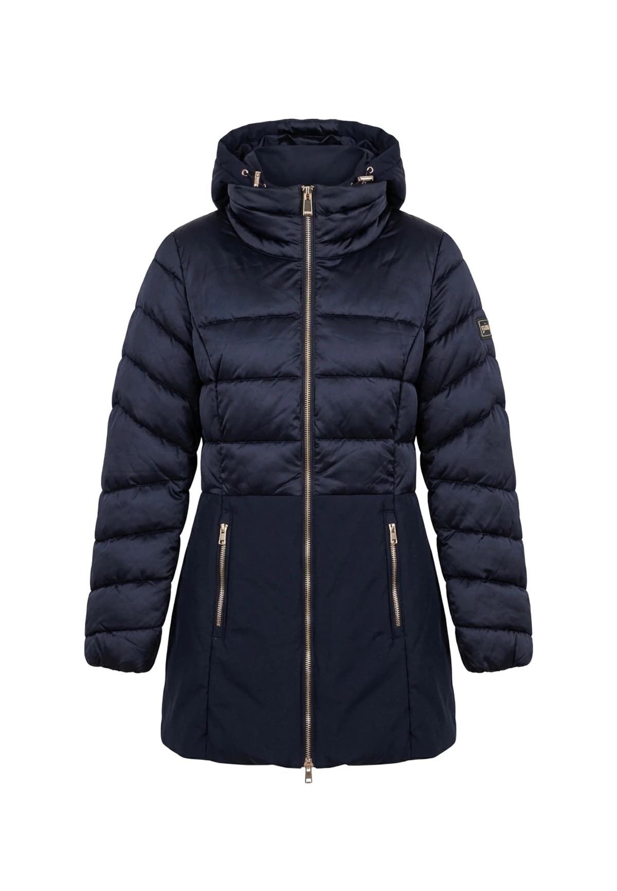 CAPPOTTO DONNA TRAPUNTATO CON FINTO GILET STAC. 