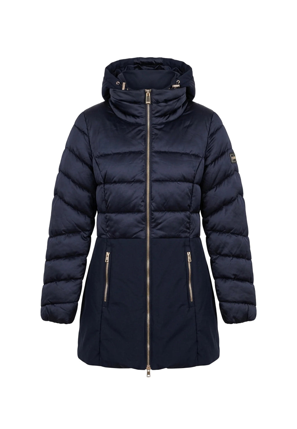 CAPPOTTO DONNA TRAPUNTATO CON FINTO GILET STAC. 
