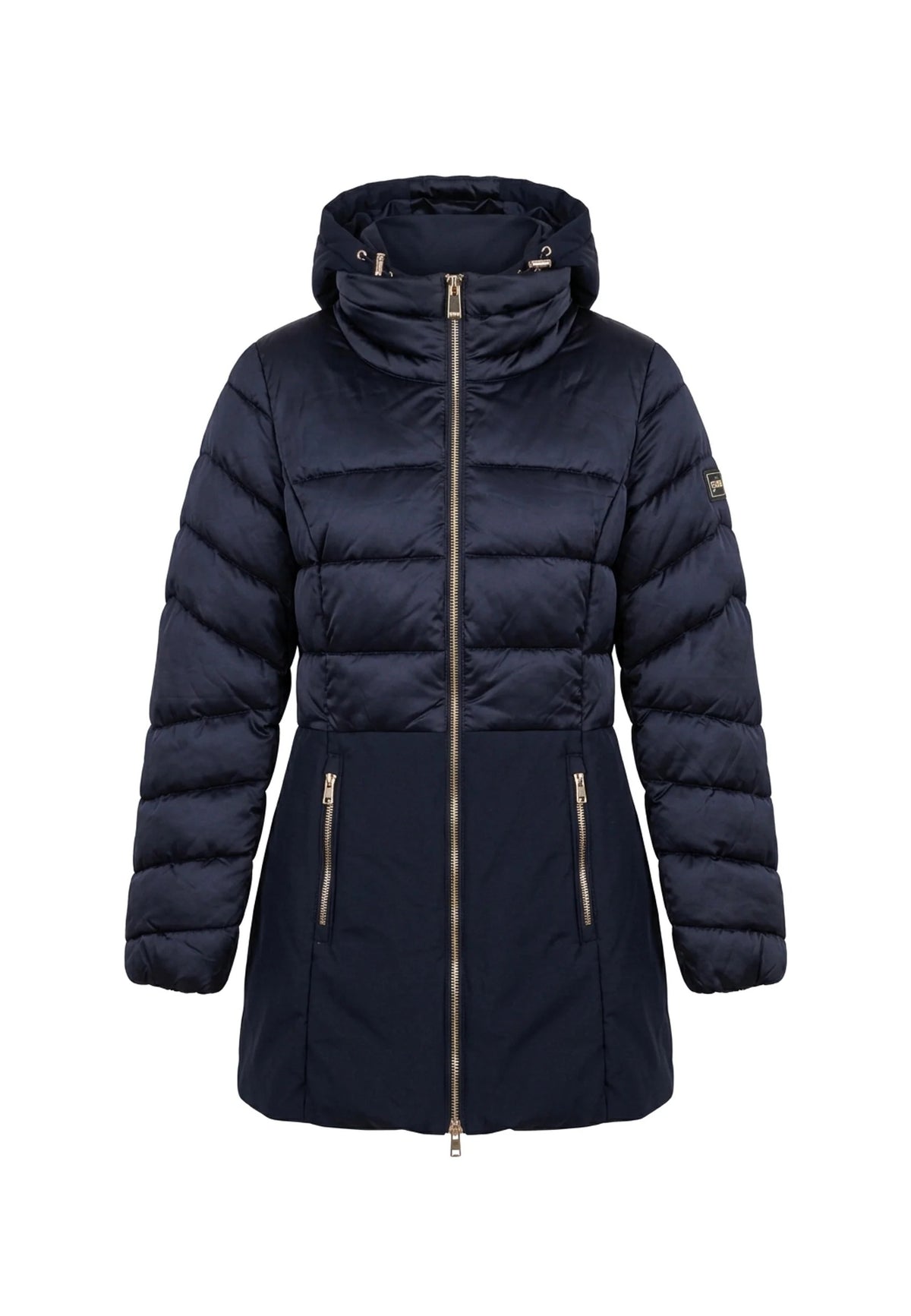 CAPPOTTO DONNA TRAPUNTATO CON FINTO GILET STAC. 