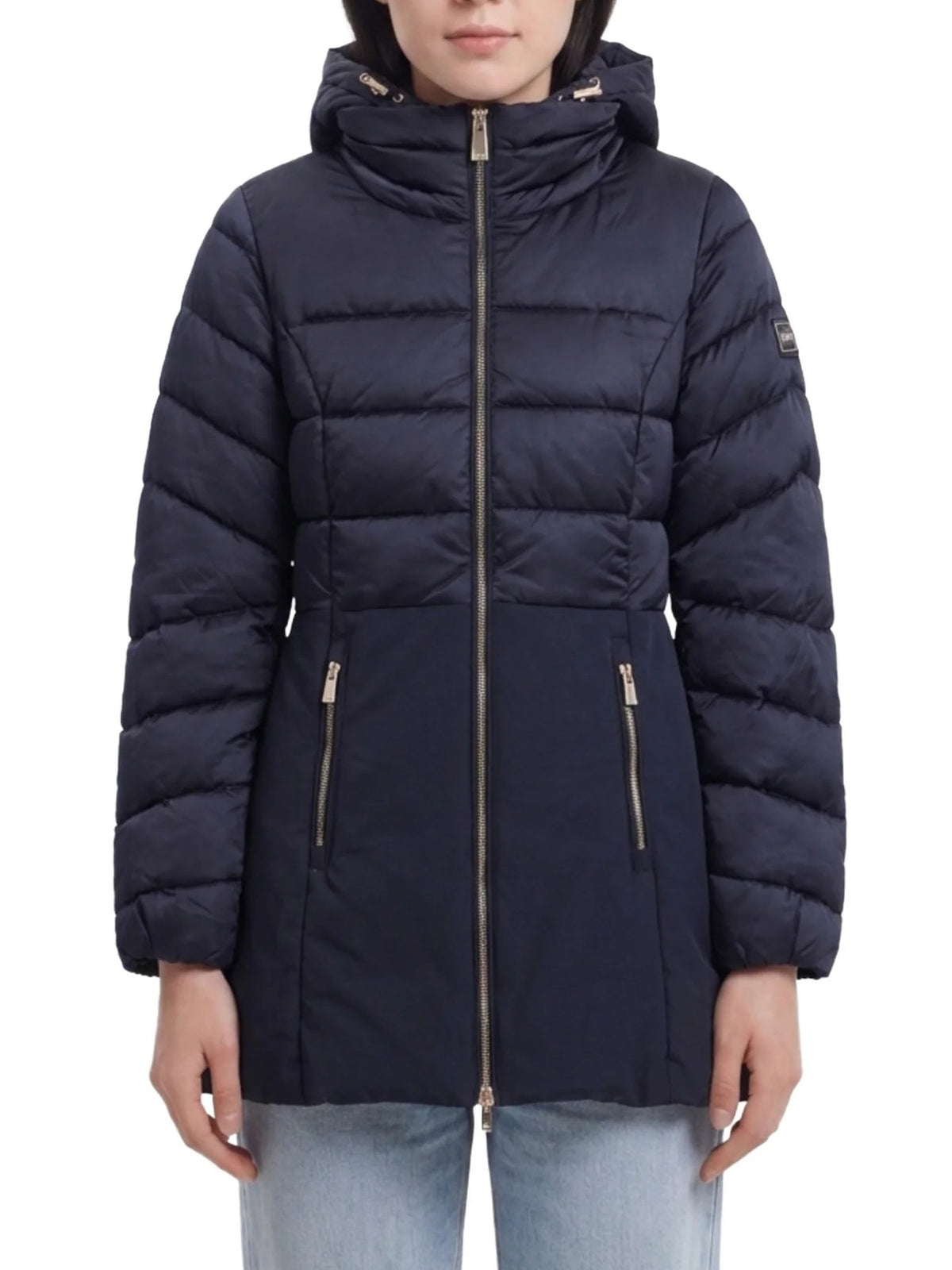 CAPPOTTO DONNA TRAPUNTATO CON FINTO GILET STAC. 