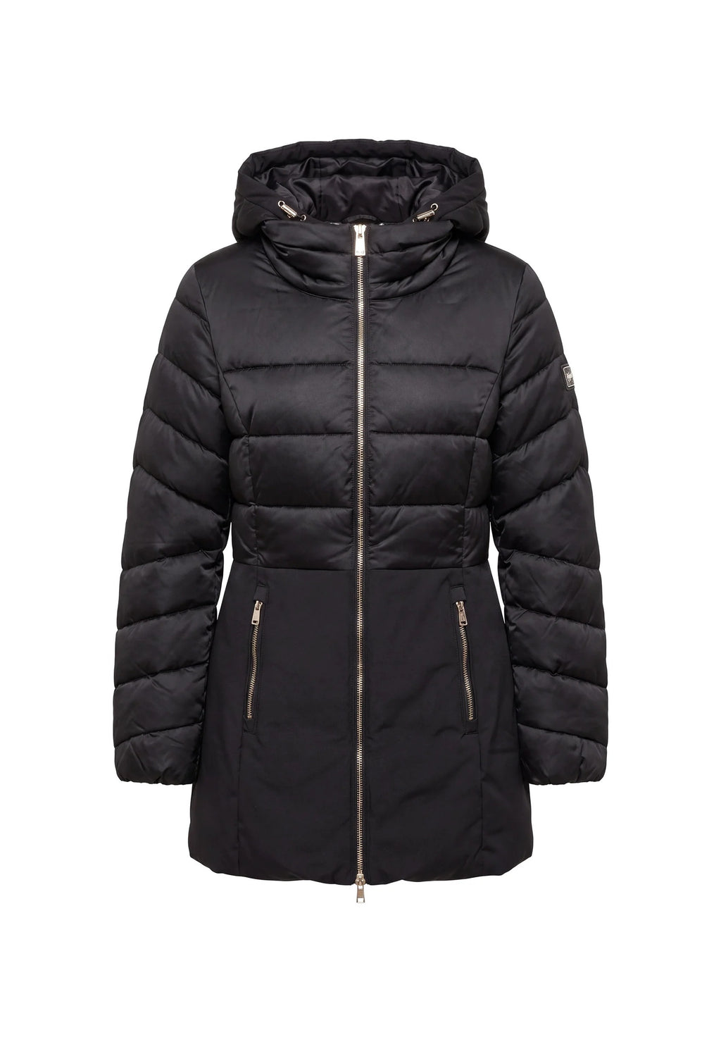 CAPPOTTO DONNA TRAPUNTATO CON FINTO GILET STAC. 