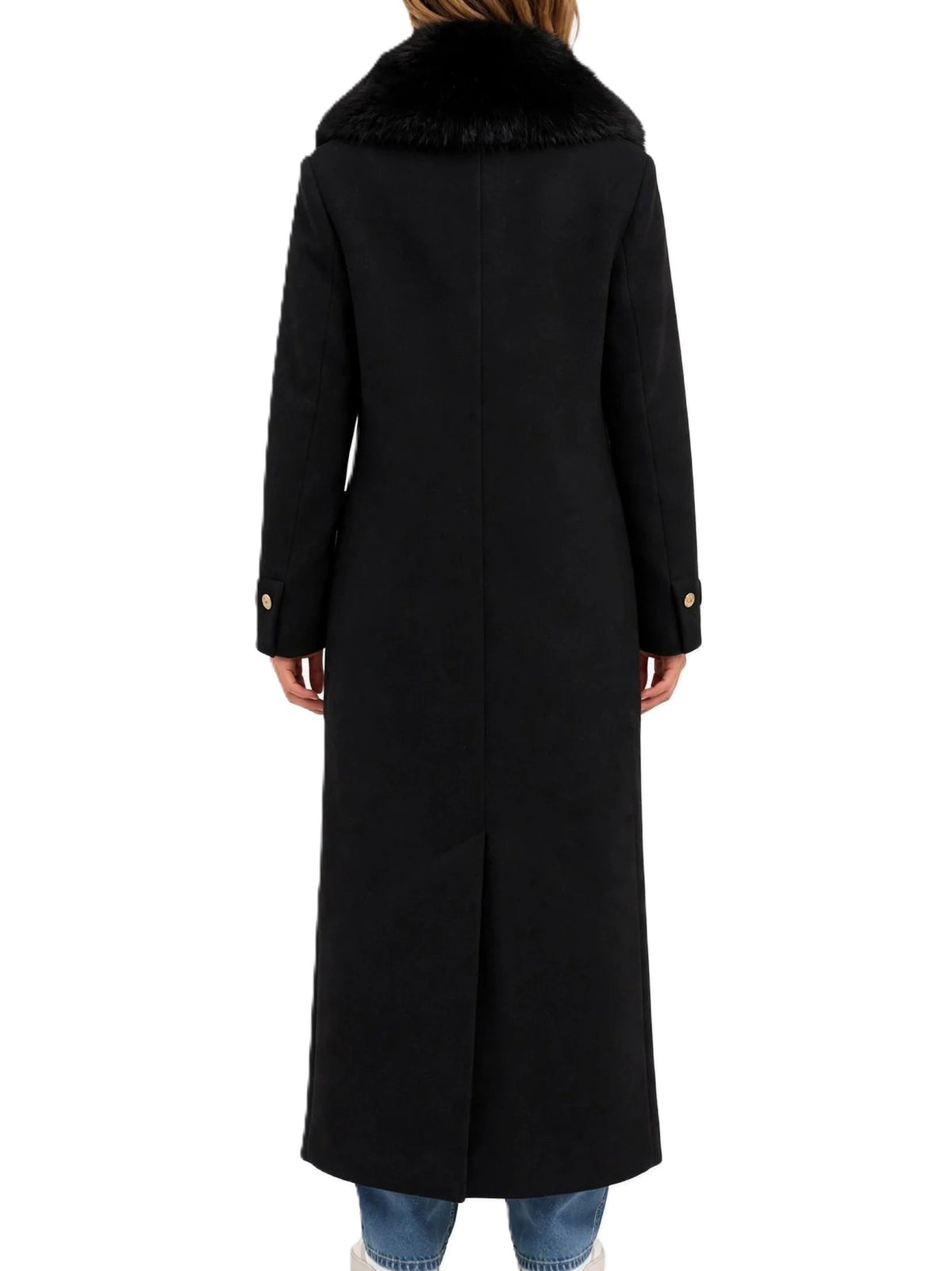 CAPPOTTO DONNA LINEA DIRITTA, COLLO STACCABILE 