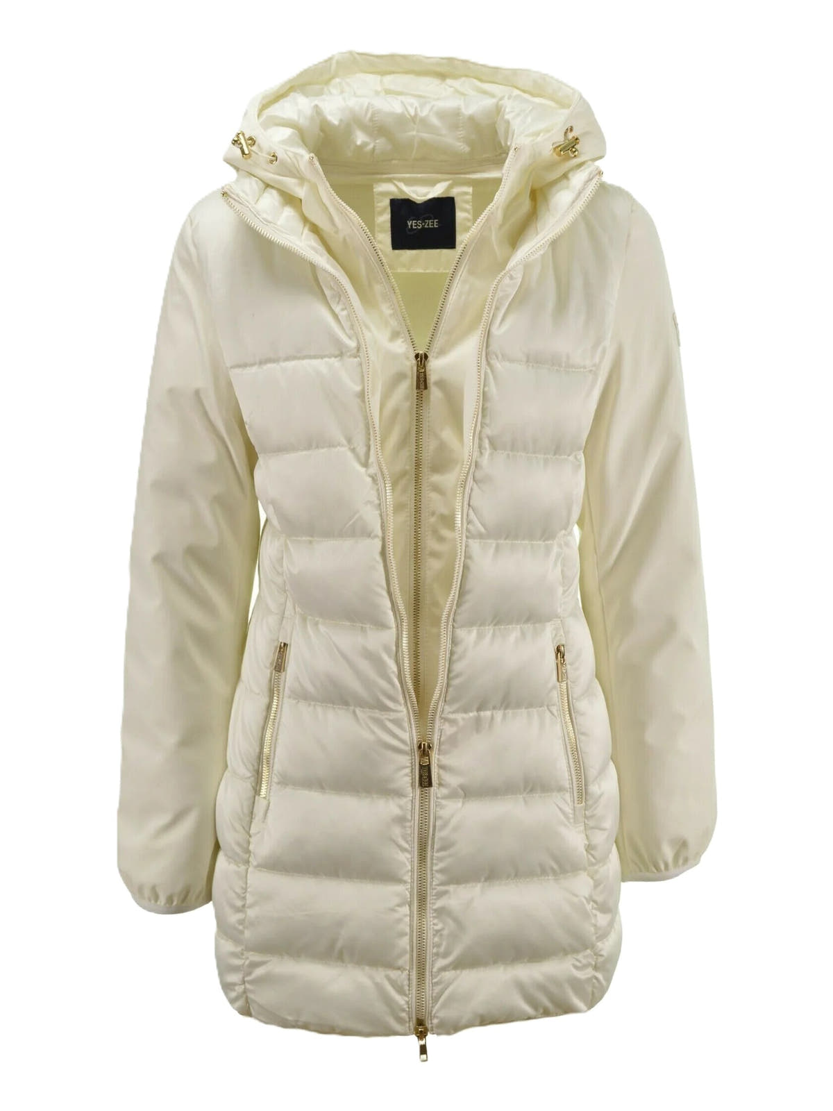 CAPPOTTO DONNA TRAPUNTATO CON FINTO GILET STAC. 
