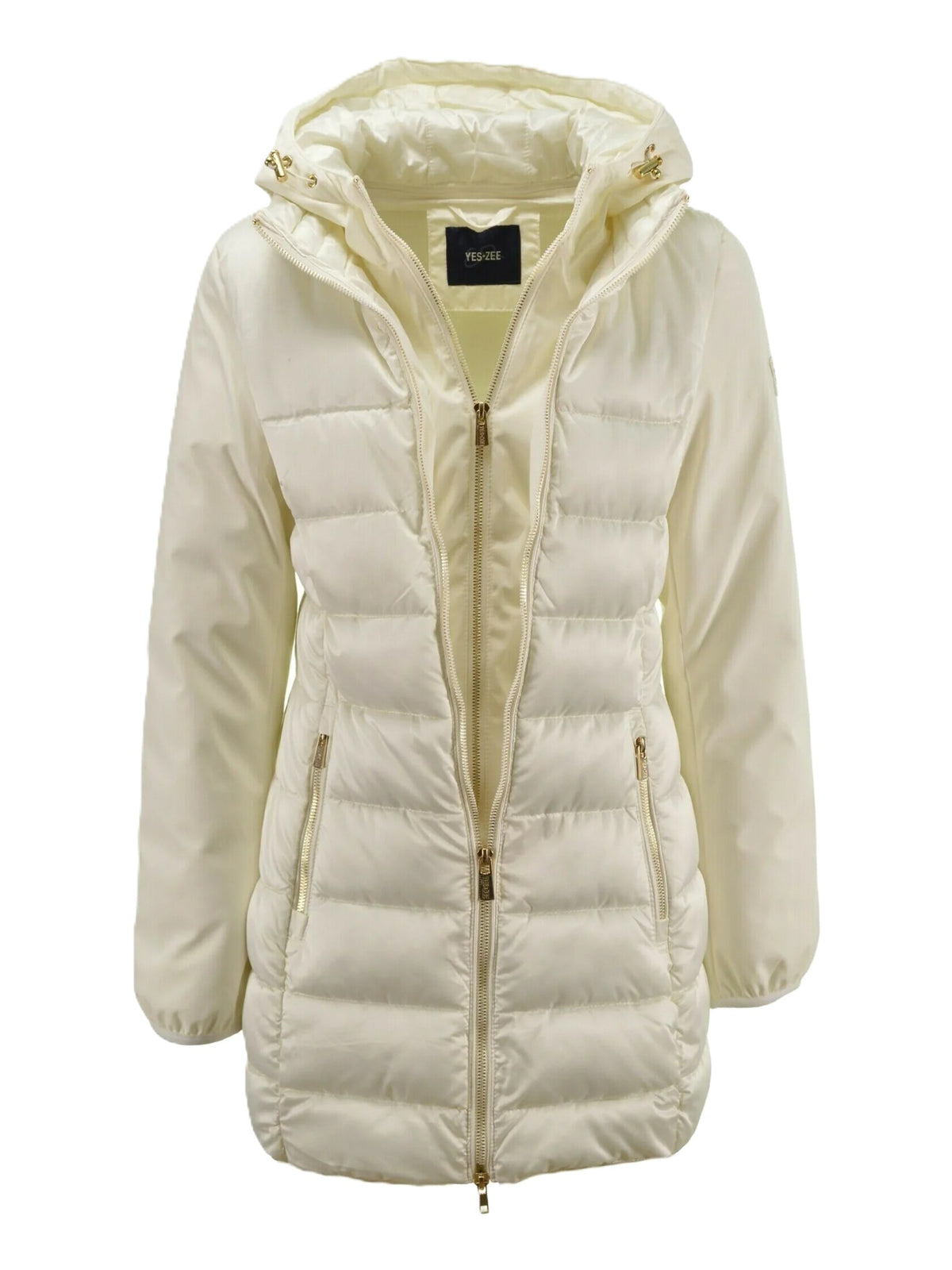 CAPPOTTO DONNA TRAPUNTATO CON FINTO GILET STAC. 