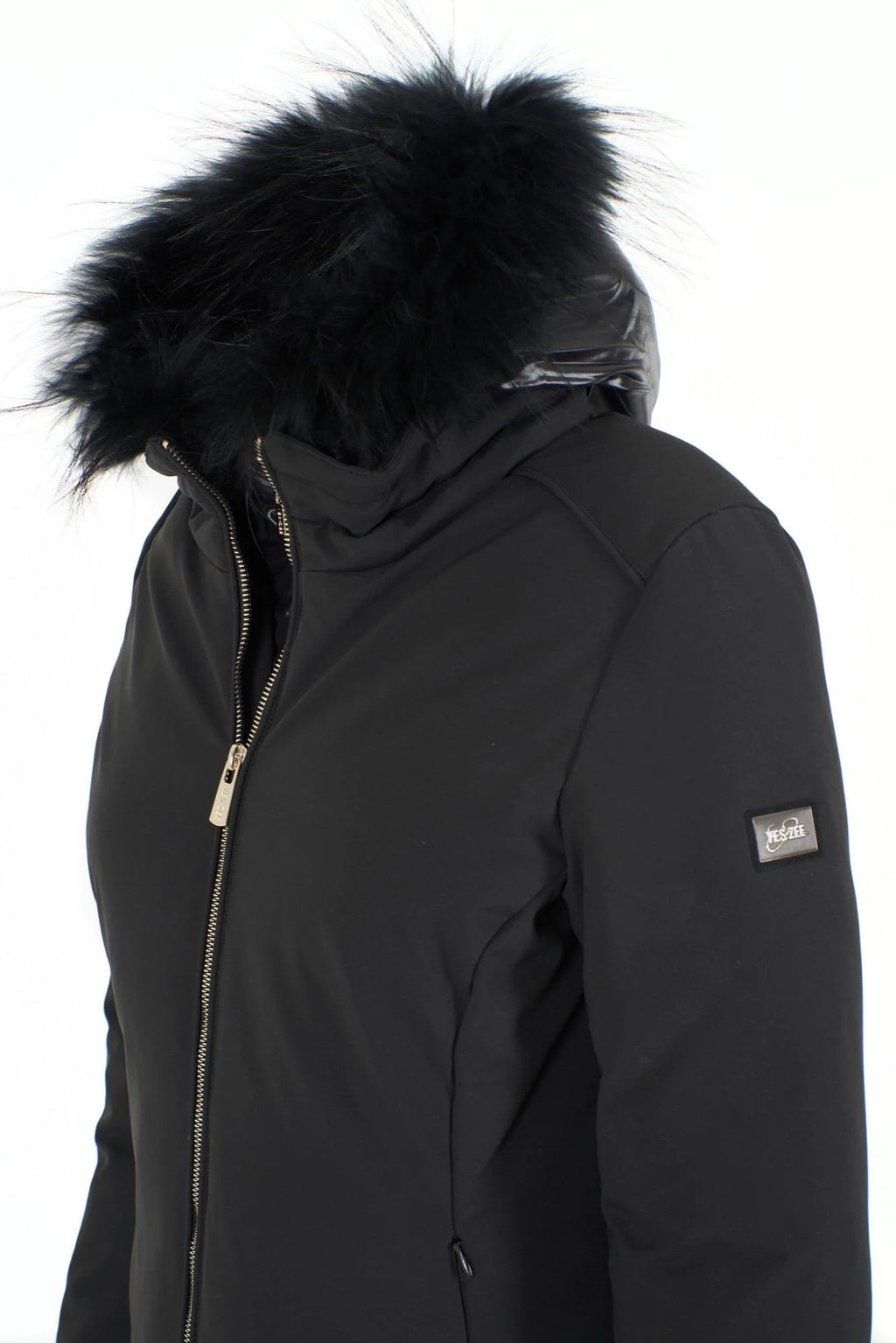 CAPPOTTO DONNA IN SOFTSHELL, FINTO GILET STAC. 