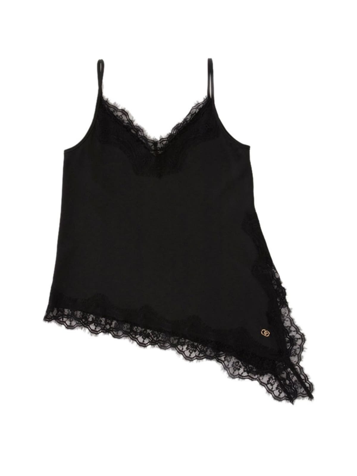TOP DONNA CON INSERTI IN PIZZO 