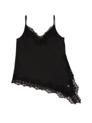 YES ZEE TOP DONNA CON INSERTI IN PIZZO