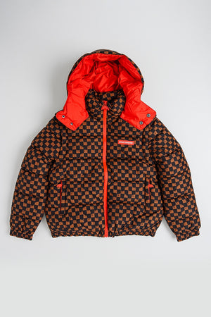 SPRAYGROUND DRIP CHECK DETACH SLEEVE DOWN JKT J