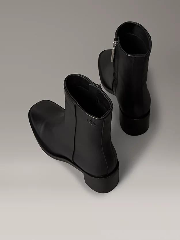 BLOCK HEEL ZIP BOOT 