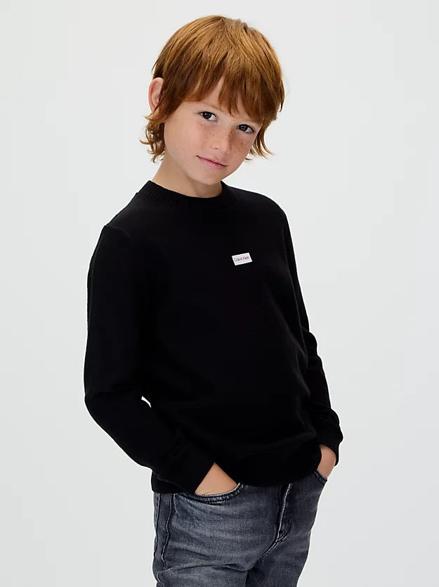 LOGO LABEL SWEATER 