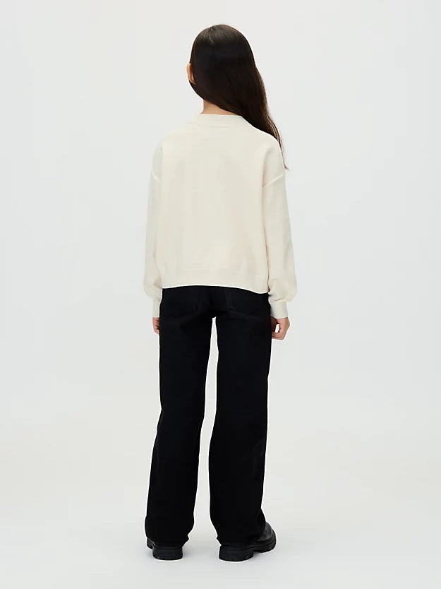 SCRIPT LOGO GRAPHIC CN SWEATER 