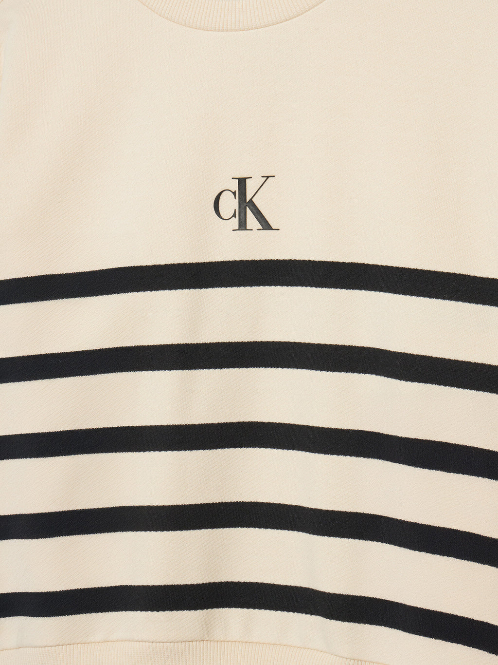 CK LS RELAXED TERRY DRESS 
