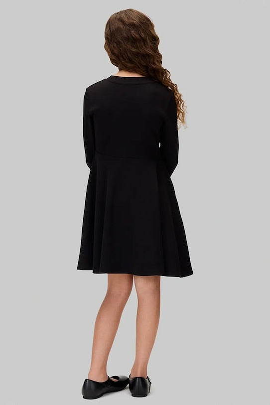 RIB LS DRESS 