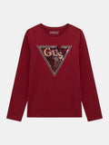 GUESS LS T-SHIRT W/SEQUINS