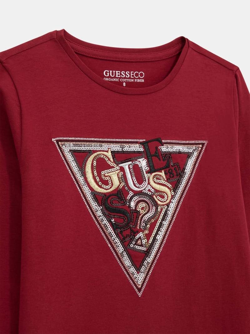 LS T-SHIRT W/SEQUINS 