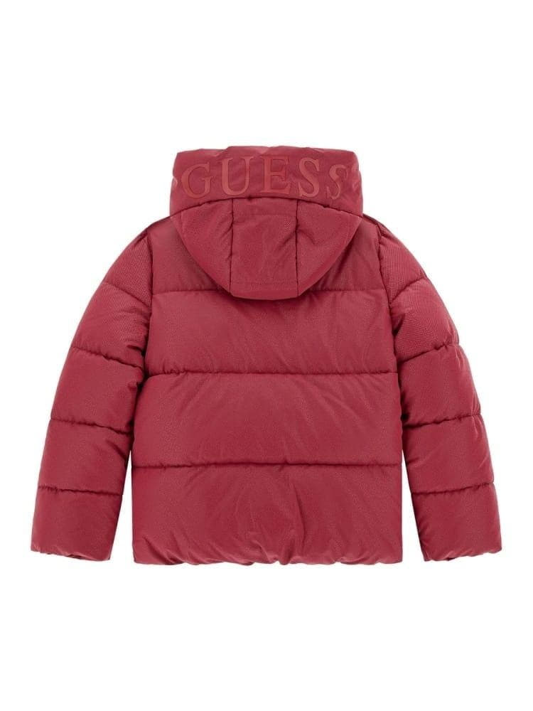 HOODED LS PADDED PUFFER W/ZIP 