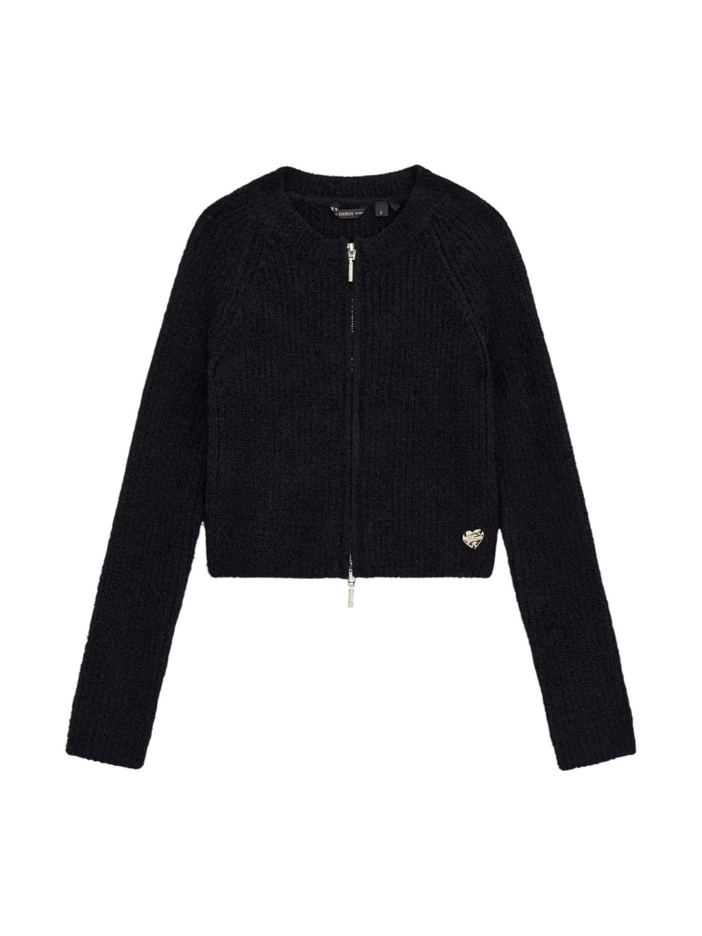 SWEATER LS CROP TOP ZIPPER 