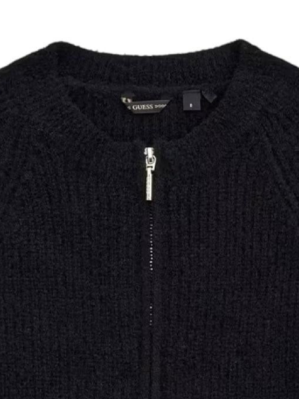 SWEATER LS CROP TOP ZIPPER 