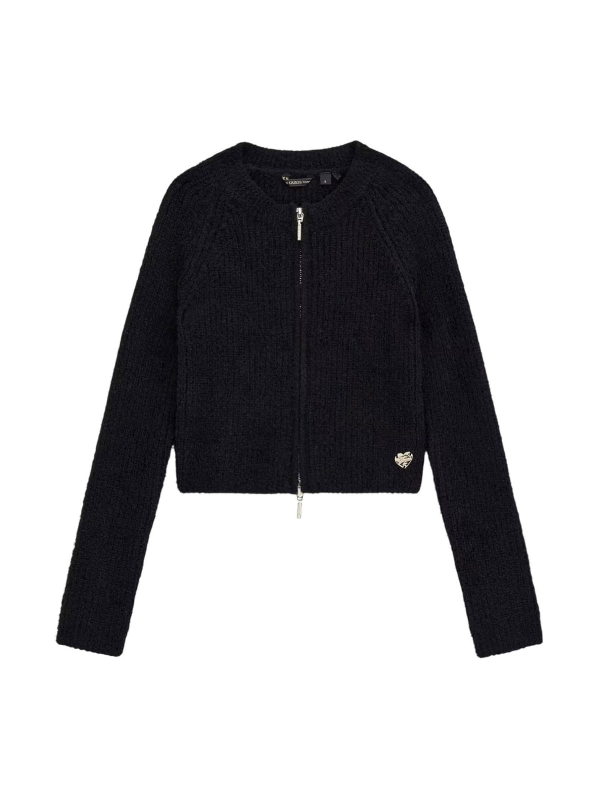 SWEATER LS CROP TOP ZIPPER 