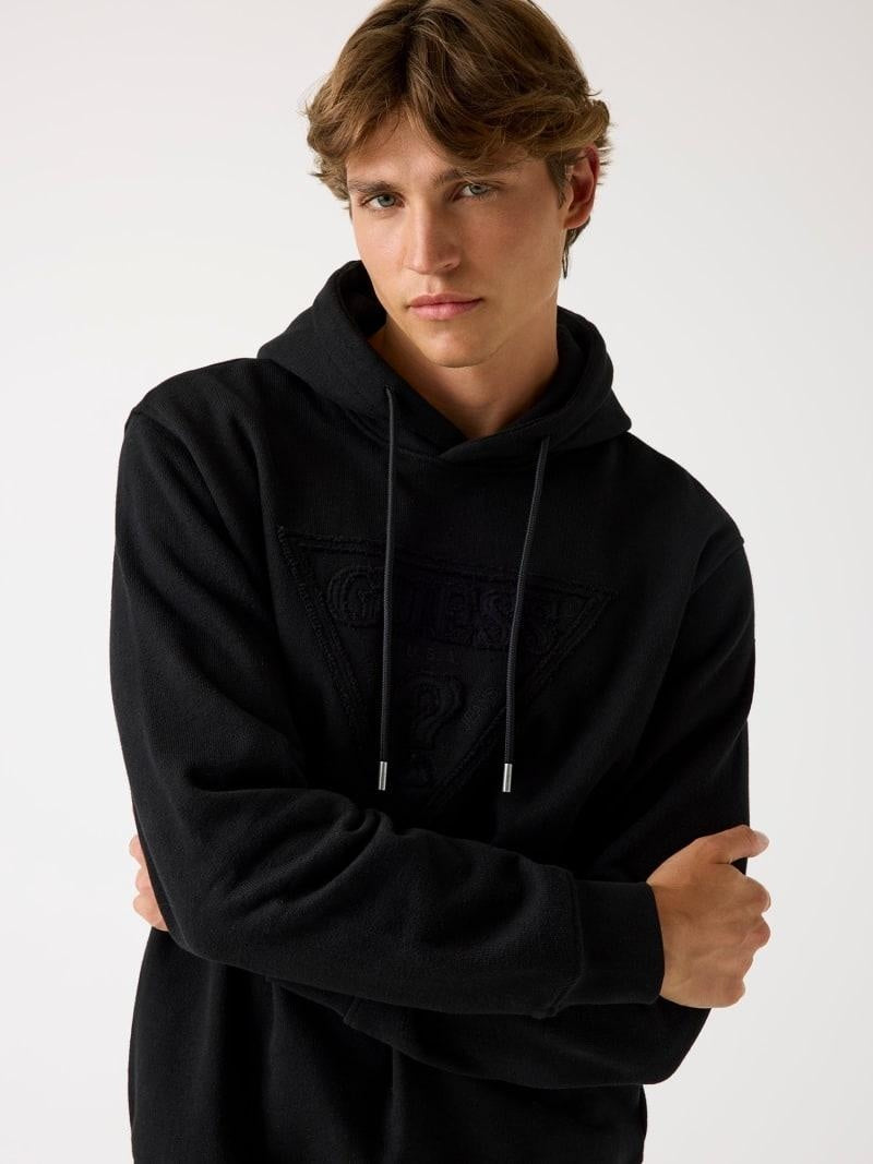TRIANGLE RAW PATCH HOODIE 